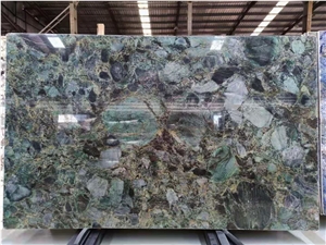 Brazil Verde Marinace Green Granite Slab