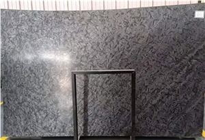 Brazil Versace Matrix Black Granite Slab
