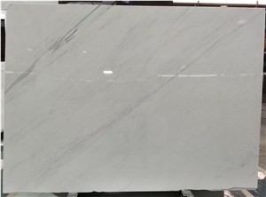 Polished Greece Ariston White Marble Slab