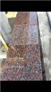 Red Aswan Granite Slabs, Tiles, Rosa Aswan Medium Granite