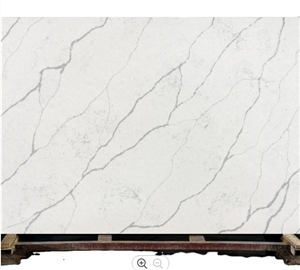 20Mm Thickness Jumbo Size Wholesale White Quartz Stone Slabs