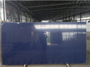 Blue Artificial Quartz Stone manufacture Malaysia