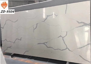 Calacatta 93% Sand Natural Stone Calacatta Quartz Slab