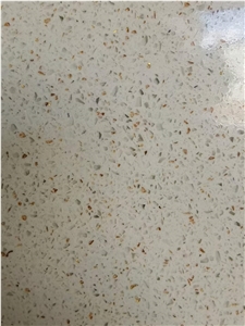 quartz sparkle white cut to size flooring