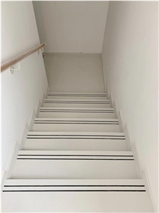 Stairs artificial marble floor tile solid surface factory