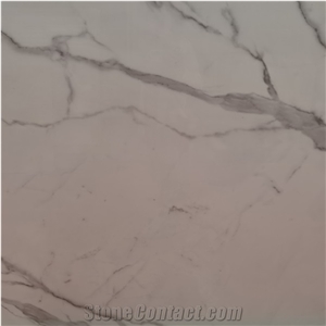 Artificial Calacatta White Marble Sintered Stone