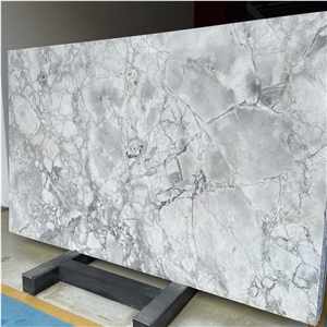 Brazilian Natural Super White Marble Slab For Wall And Floor