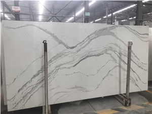 marble Look stone，quart  slab 