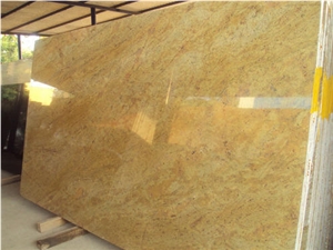 Kashmir Gold Granite Slabs, India Yellow Granite