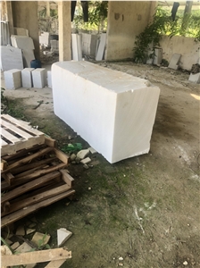 Hot Sales Snow White Marble Block From Vietnam