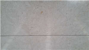 600x600mm honed beige white marble tiles for bathroom wall 