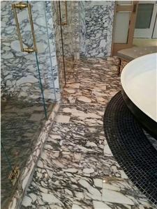 Arabescato Marble Tiles for master bath