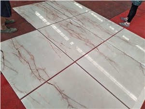 China Red Spider Marble Tiles 900X900mm Flooring 
