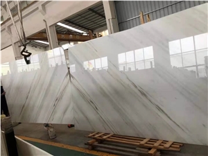 Export 20MM book match Palace White Marble Slabs