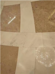 Sivec Marble Herringbone White Marble Tiles