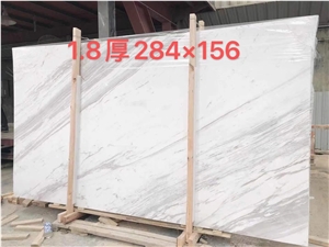Supply Jazzy White Marble Slabs Tiles for Master Bath