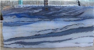 Aurora Quartzite Slabs, Italy Blue Quartzite