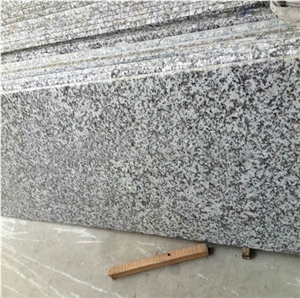 China Construction Slabs Tiles Big Flower White Granite
