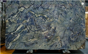 JSX801 Cheap Crystal Blue Granite Slab