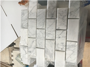 Carrara Hexagon Wall Backsplash Mosaic Design Bathroom Tile 