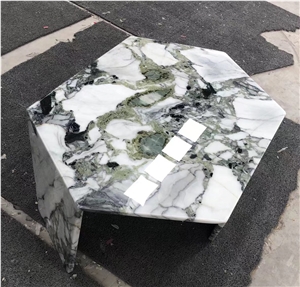 green marble home dining table ice jade restaurant furniture