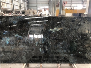 primeter granite kitchen bar top lemurian blue peninsula top