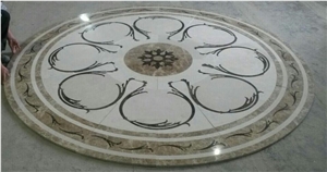 Marble Waterjet Cut Floor Medallions