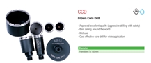 CCD Crown Core Drill Bit