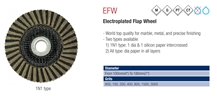 EFW Electroplated Flap Wheel Polishing Tool
