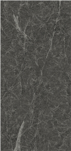 Charcoal 20mm Marble Look Porcelain Slabs 1E20BY1222602037X