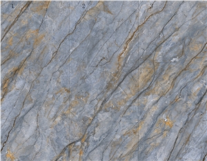 Noble Grey Marble Look Sintered Slab 1E06QY120278-1923G