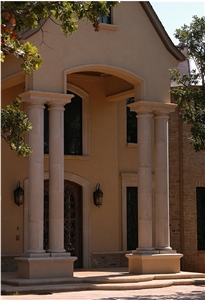 Cast Stone Tapered Tuscan Columns