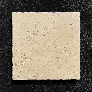 Classic Travertine Unfilled Tumbled Oool Pavers, Pool Coping