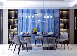 Luxury Azul Macaubas Quartzite For Countertop Decoration