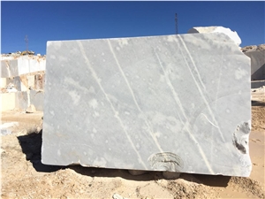 Afyon Silver Grey Marble Block