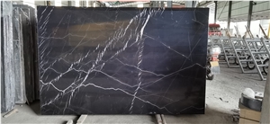 China Nero Marquina Marble Slabs & Tiles Black