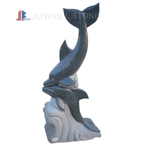 Life Size Sculpture Stone Animal Dolphin Sculptures