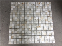 Calacatta Gold marble mosaic tile, Bathroom Marble Mosaic
