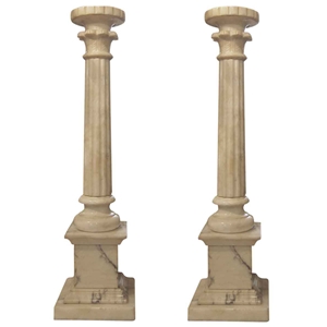 Roman Column  Stone Pillar carved marble on factory sale 