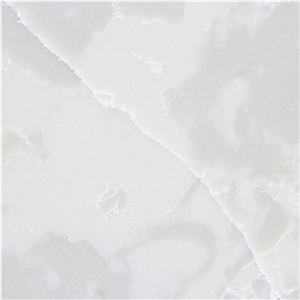 Cameo white quartz stone slab