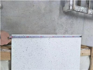 Stardust white quartz stone slab wall tiles