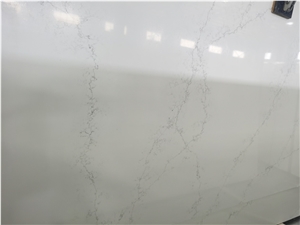 White quartz slab solid surface 