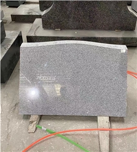G9402 Grey Granite Pillow Headstone Upright Grave Marker