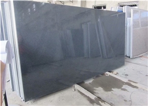 China Dark Grey Polished Sesame Black Granite G654 Slabs