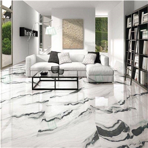 China Panda White Marble Tile And Wall Panels For Decoration