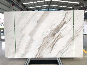 Chinese Calacatta Glorious White Marble Polished Slabs Tiles