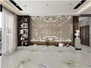 Luxury Decor Pandora White Ivory Beige Granite Wall Panels 