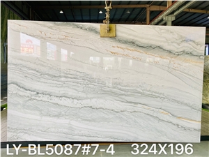 New Calacatta Marble Book-Matched Panels For Interior Decor