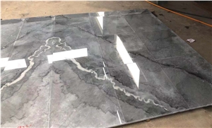 China Grey marble Yunmu Grey marble slabs for background 