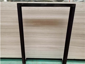 China marble white wooden vein marble slabs